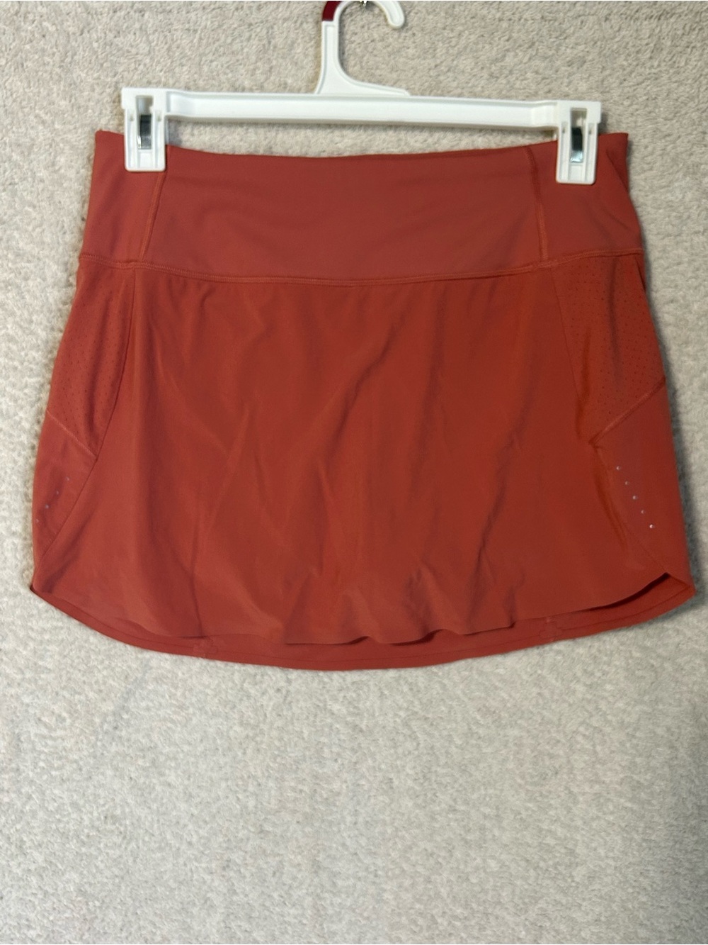 Athleta Run With It Skort 14” Salmon Pink Womens M. Pickleball Tennis Golf